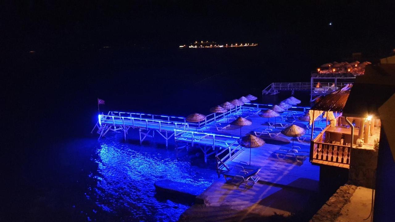 Assos Nazan Motel Restoran Beach Sokakagzi Exteriör bild