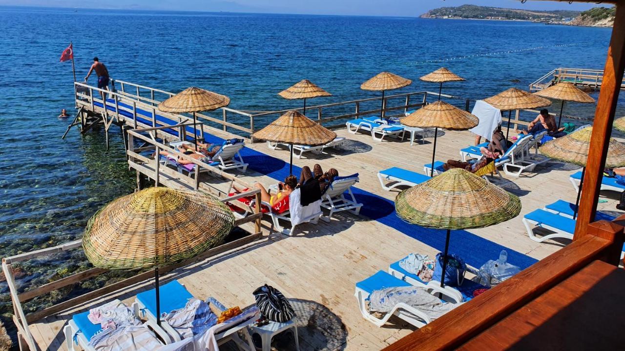 Assos Nazan Motel Restoran Beach Sokakagzi Exteriör bild