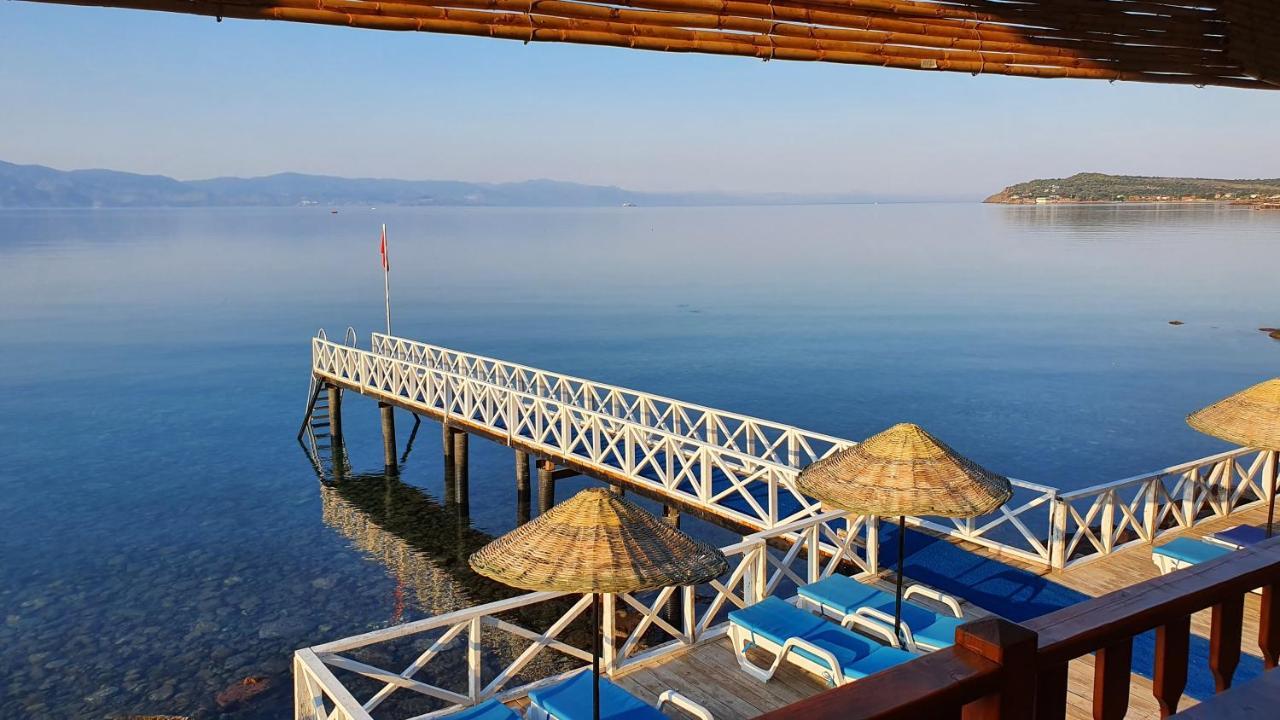 Assos Nazan Motel Restoran Beach Sokakagzi Exteriör bild