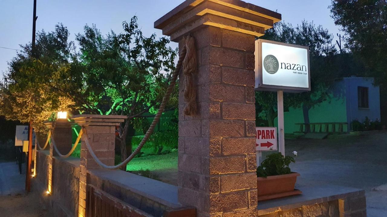 Assos Nazan Motel Restoran Beach Sokakagzi Exteriör bild