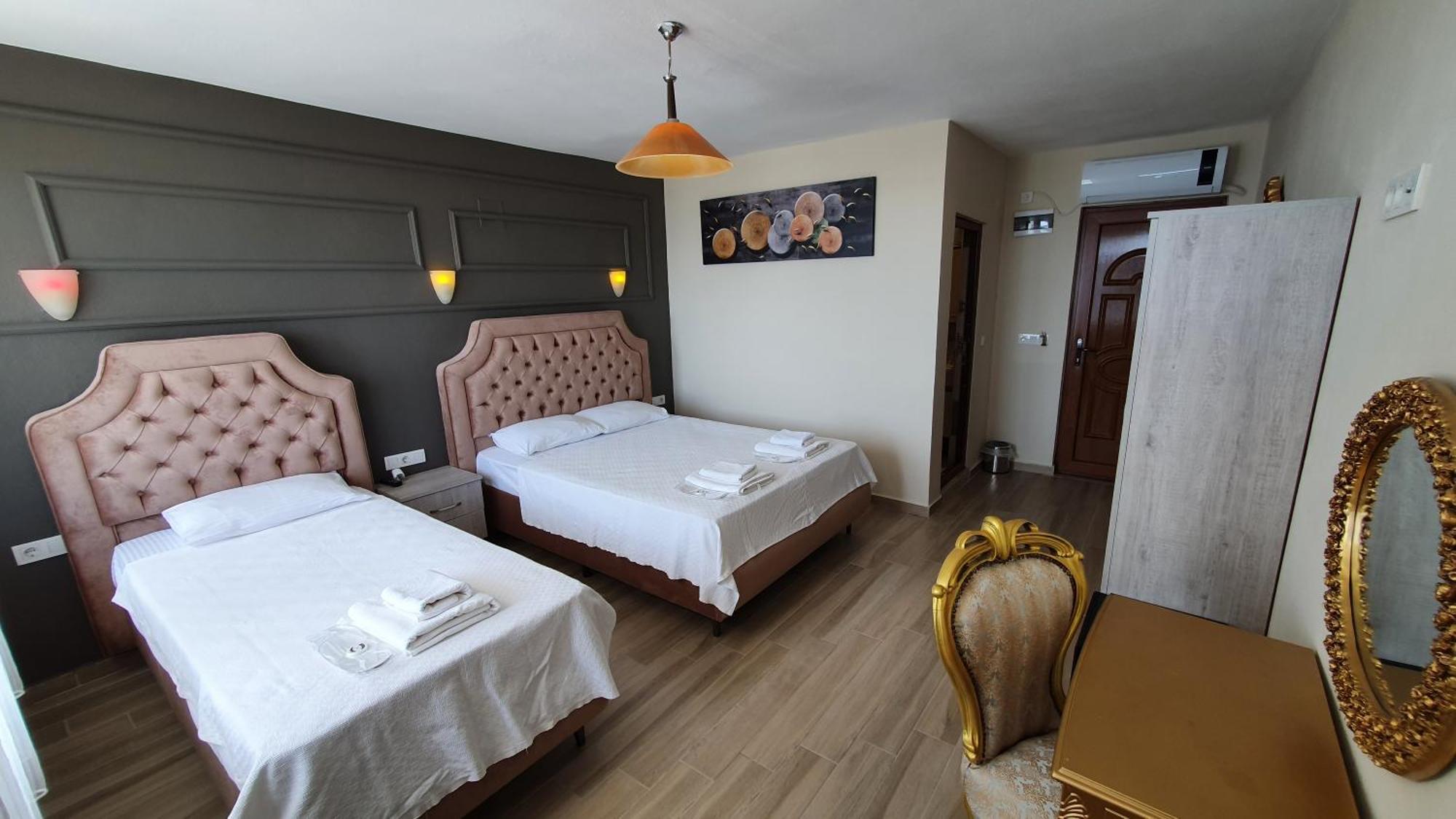Assos Nazan Motel Restoran Beach Sokakagzi Rum bild