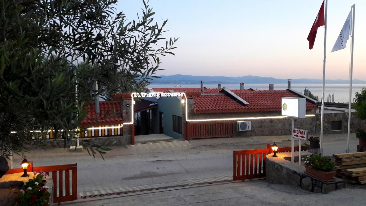 Assos Nazan Motel Restoran Beach Sokakagzi Exteriör bild