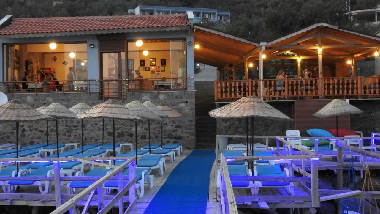 Assos Nazan Motel Restoran Beach Sokakagzi Exteriör bild