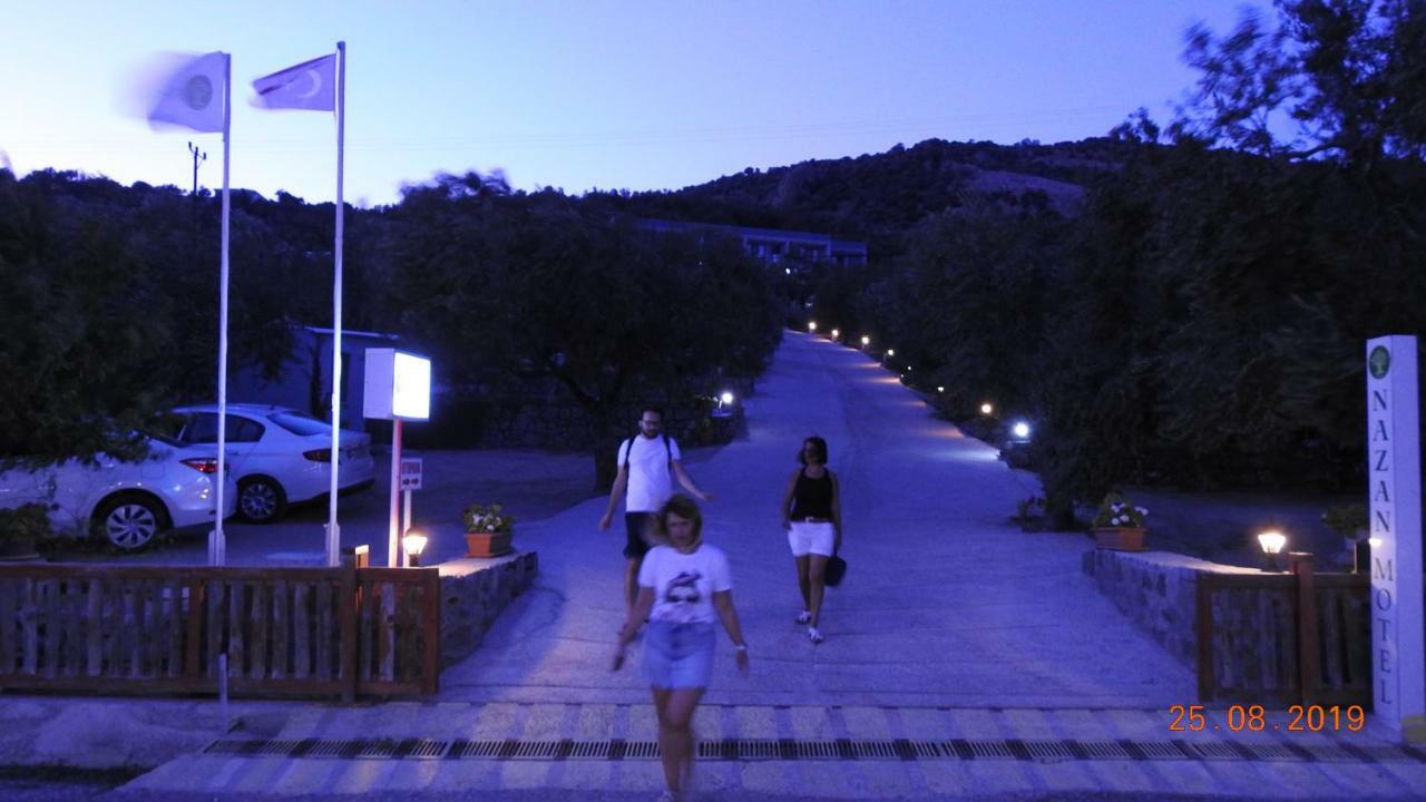 Assos Nazan Motel Restoran Beach Sokakagzi Exteriör bild